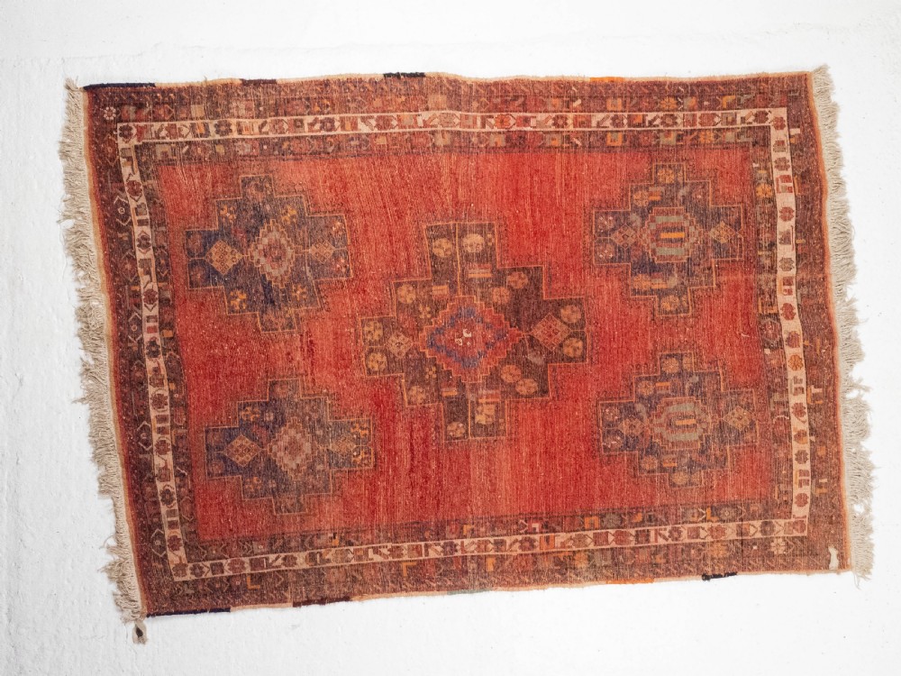 Afshar Tribal Persian Handwoven Rug 7'7