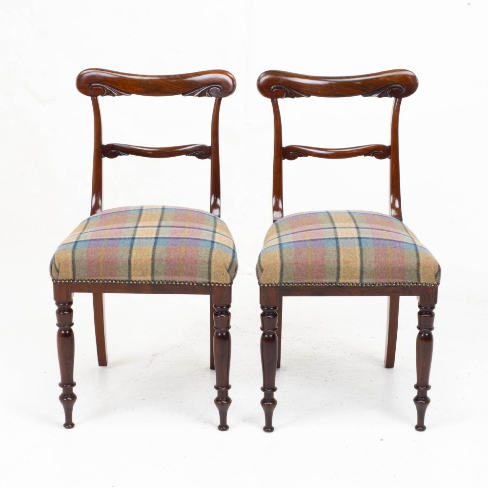 Victorian Set of 6 Rosewood Dining Chairs C1860 View V