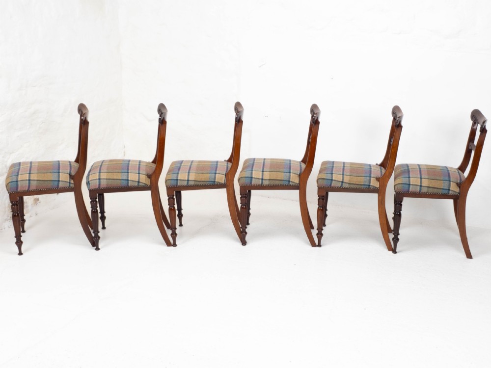 Victorian Set of 6 Rosewood Dining Chairs C1860 View VI