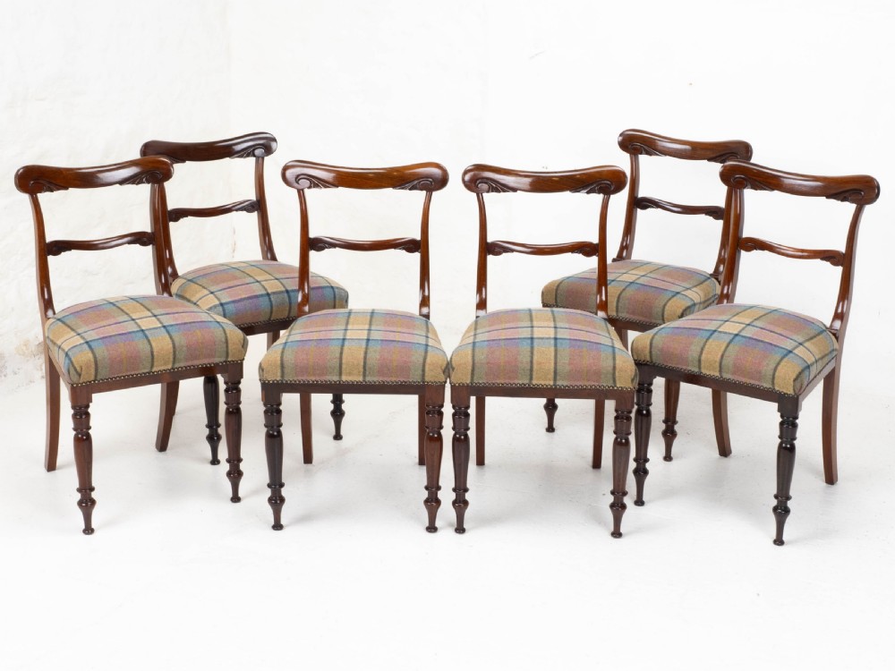 Victorian Set of 6 Rosewood Dining Chairs C1860 View VIII