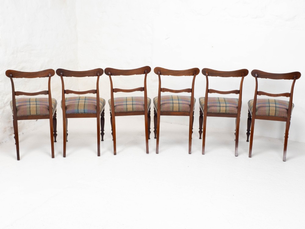 Victorian Set of 6 Rosewood Dining Chairs C1860 View X