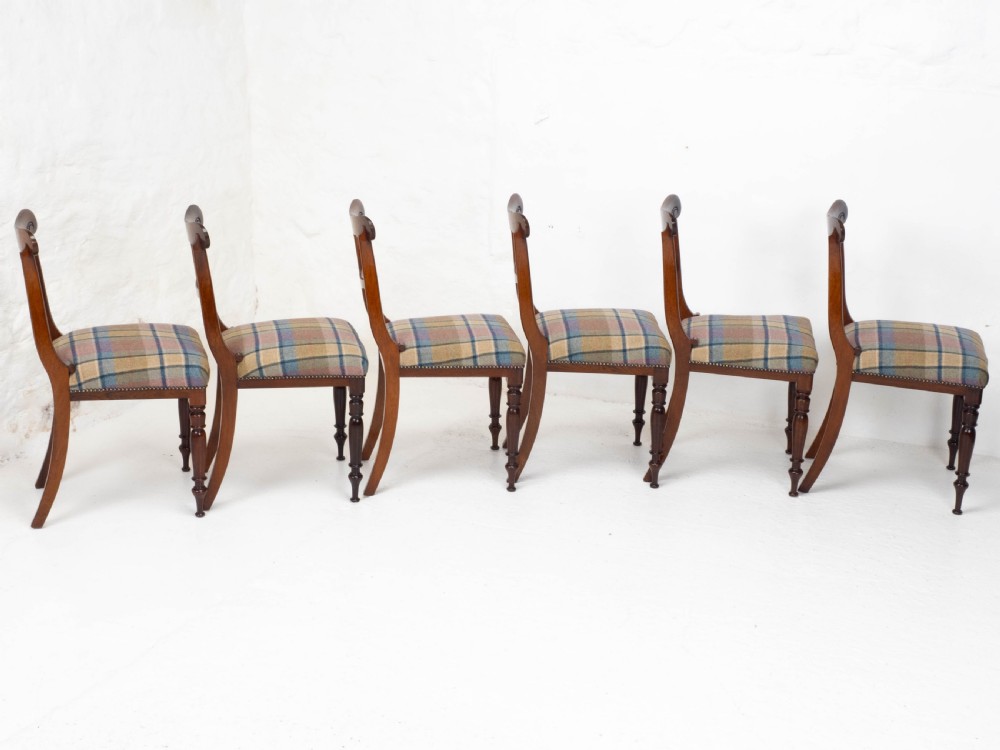 Victorian Set of 6 Rosewood Dining Chairs C1860 View XI