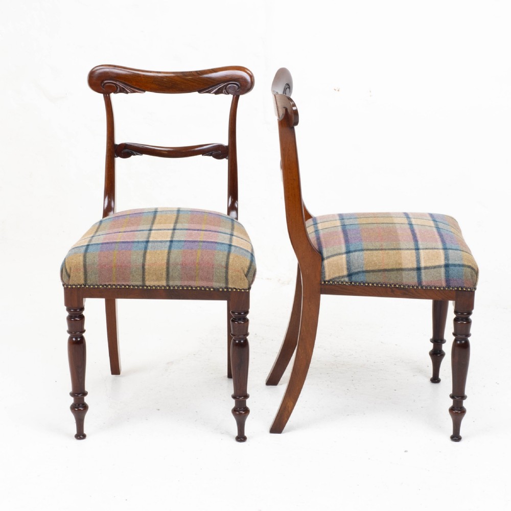 Victorian Set of 6 Rosewood Dining Chairs C1860 View XII