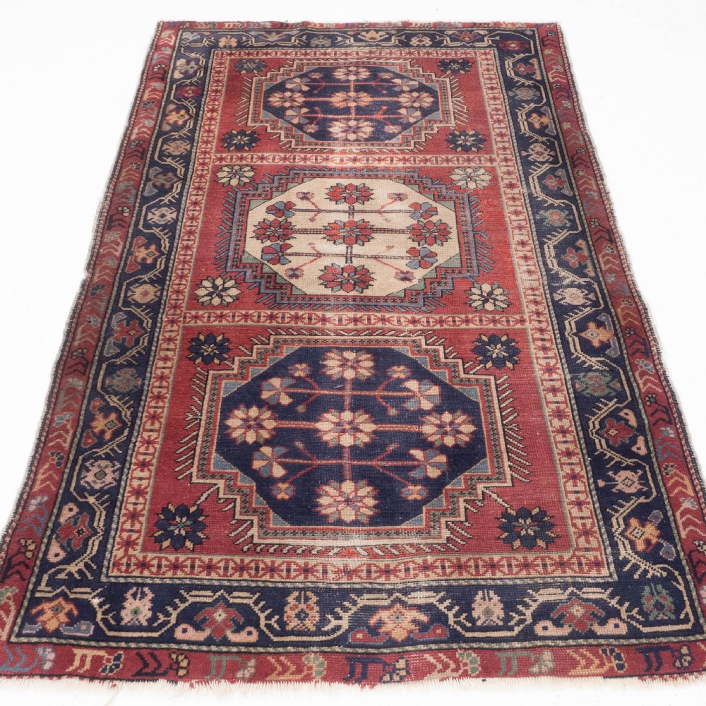 Caucasian Handwoven Rug 6'11