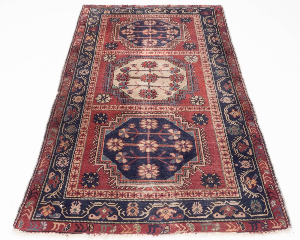 Caucasian Handwoven Rug 6'11