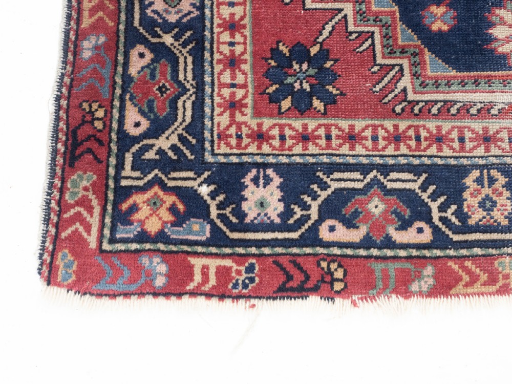 Caucasian Handwoven Rug 6'11