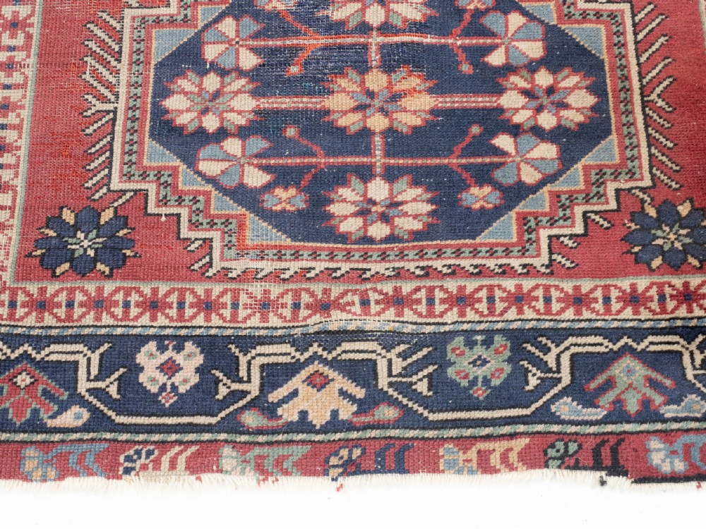 Caucasian Handwoven Rug 6'11