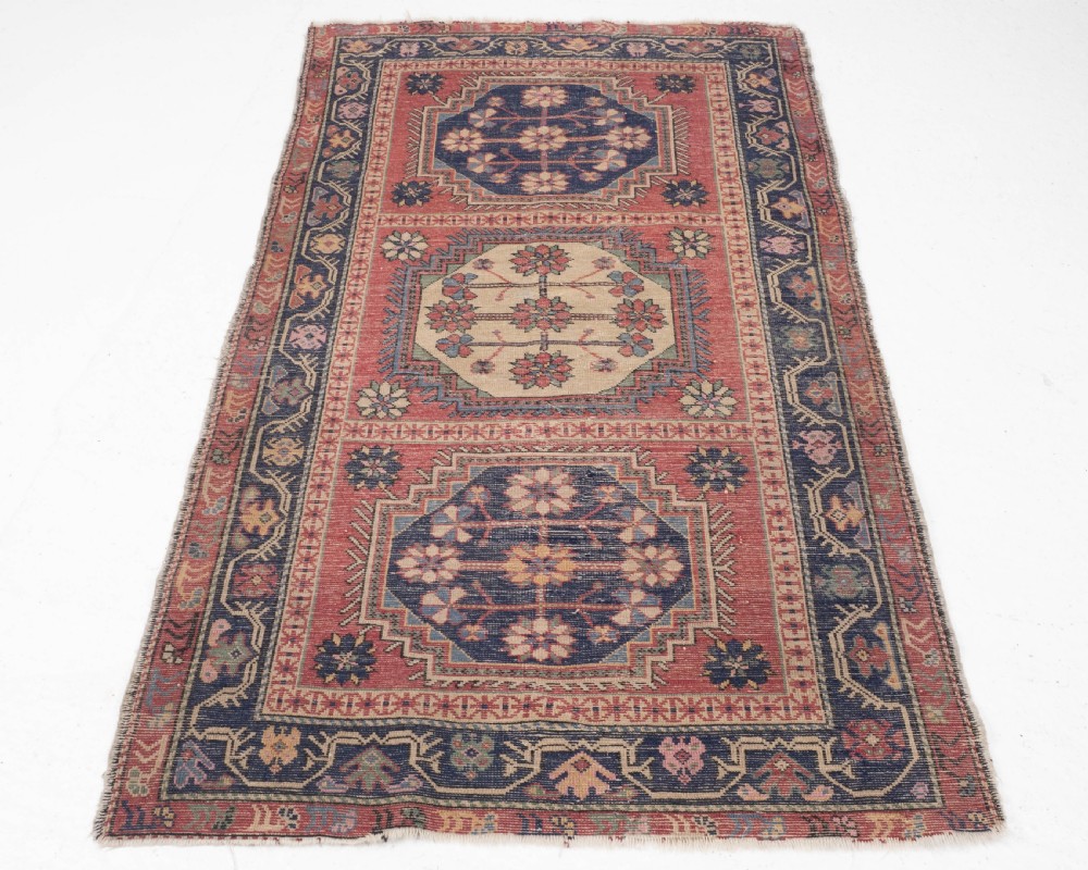 Caucasian Handwoven Rug 6'11