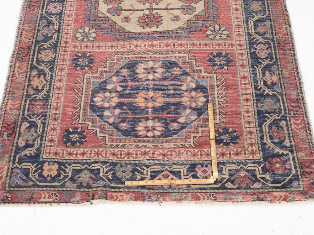 Caucasian Handwoven Rug 6'11