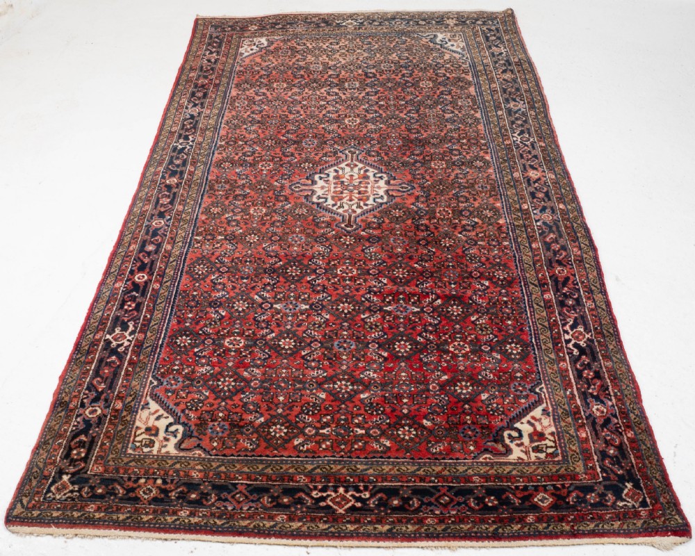 Hosseinabad Khelleh Persian Hamadan Long Rug 10'4