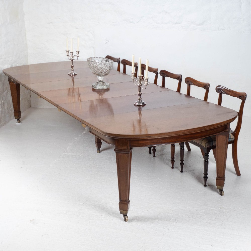 Gillows 12ft Extending Mahogany Dining Table C1860 (14 Seater) View II