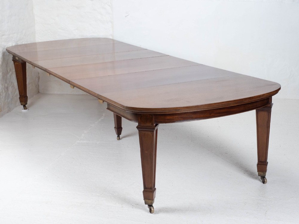 Gillows 12ft Extending Mahogany Dining Table C1860 (14 Seater) View III