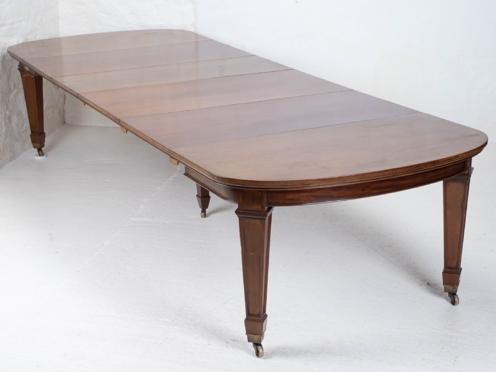 Gillows 12ft Extending Mahogany Dining Table C1860 (14 Seater) View V