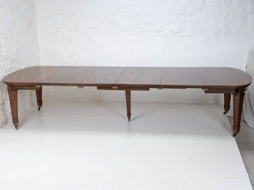 Gillows 12ft Extending Mahogany Dining Table C1860 (14 Seater) View VI