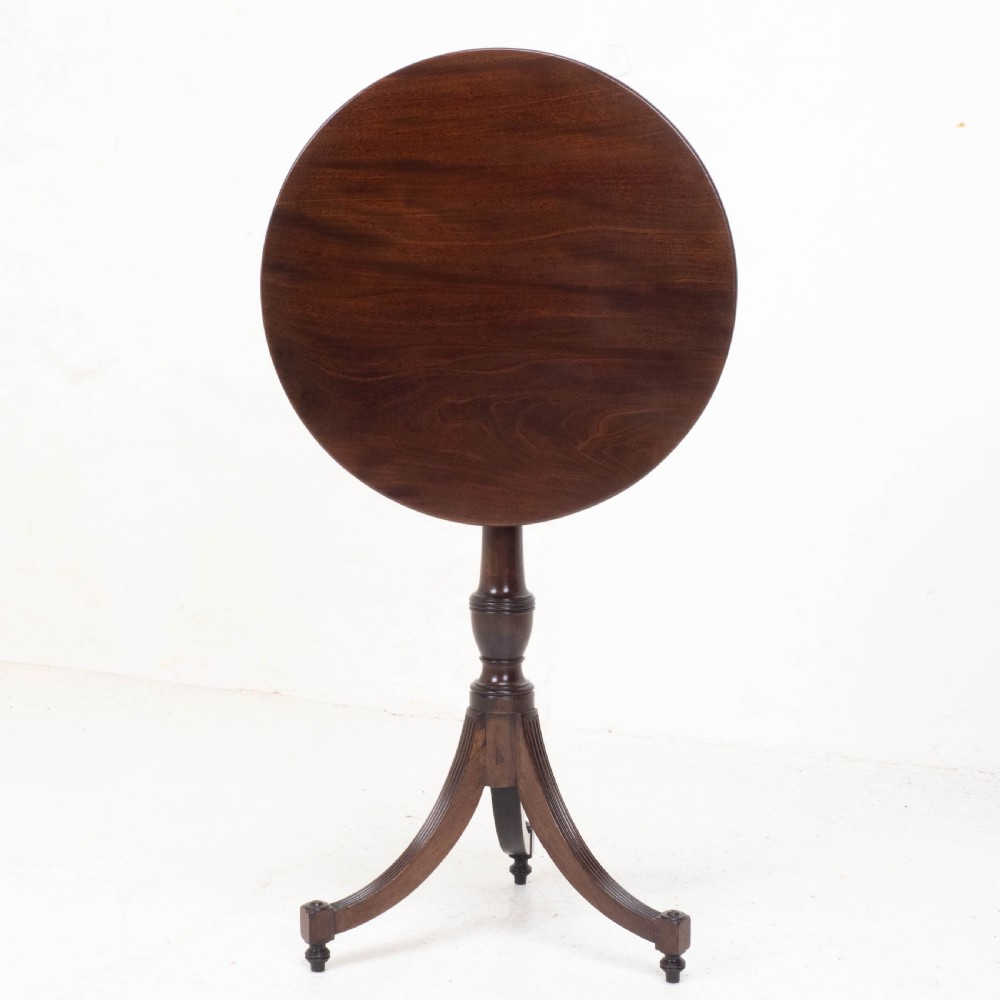 Regency Mahogany Tilt-top Tripod Wine Table C1810 (Georgian Tilt-top Side)