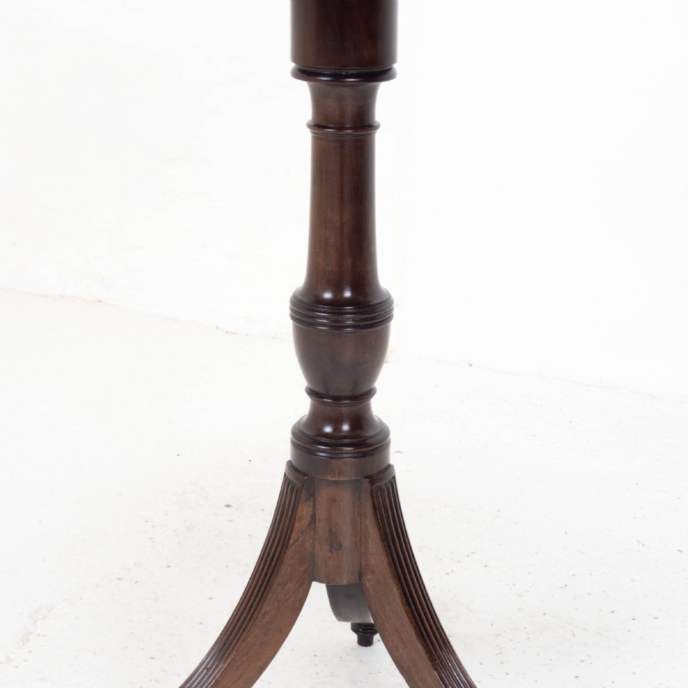 Regency Mahogany Tilt-top Tripod Wine Table C1810 (Georgian Tilt-top Side) View VII