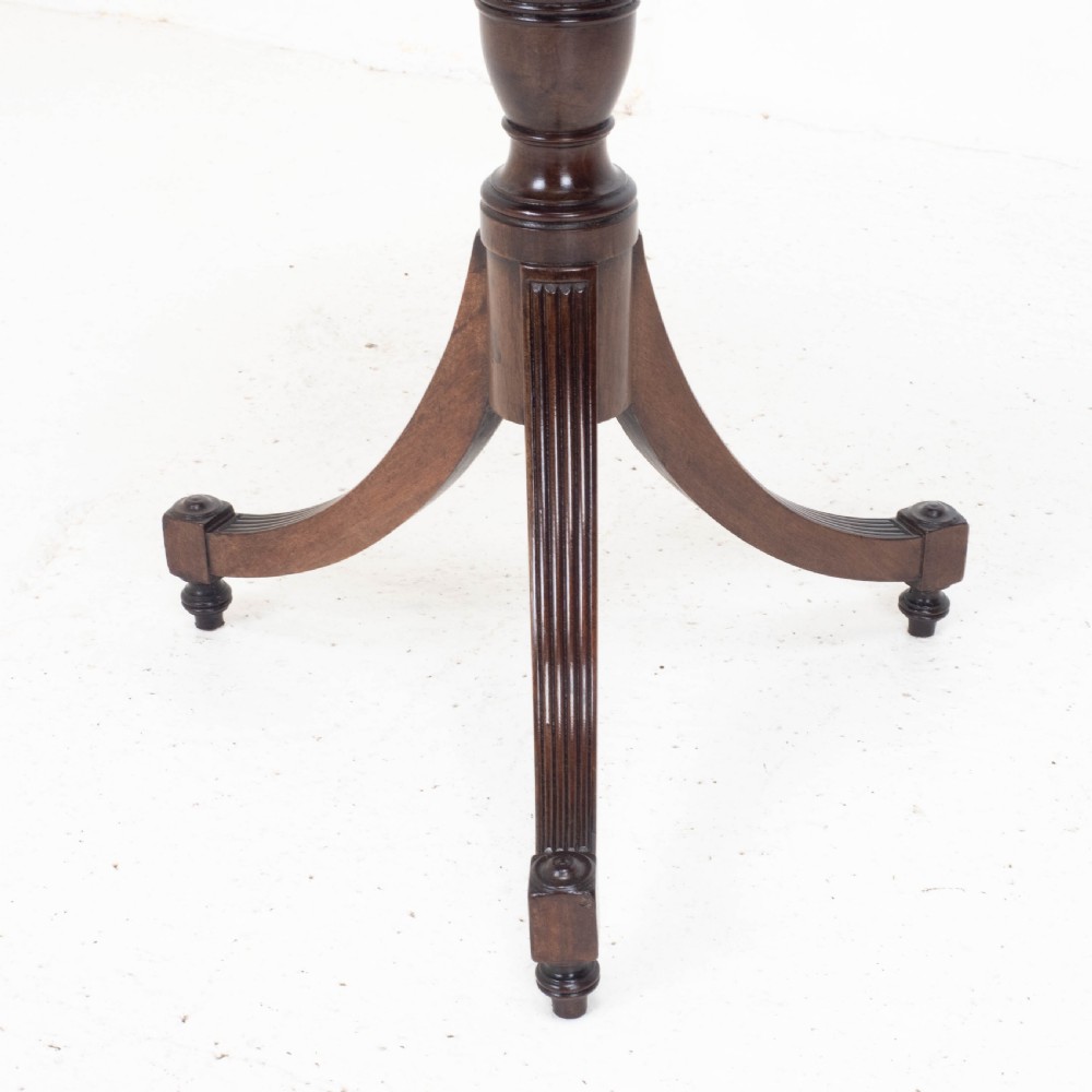 Regency Mahogany Tilt-top Tripod Wine Table C1810 (Georgian Tilt-top Side) View IX