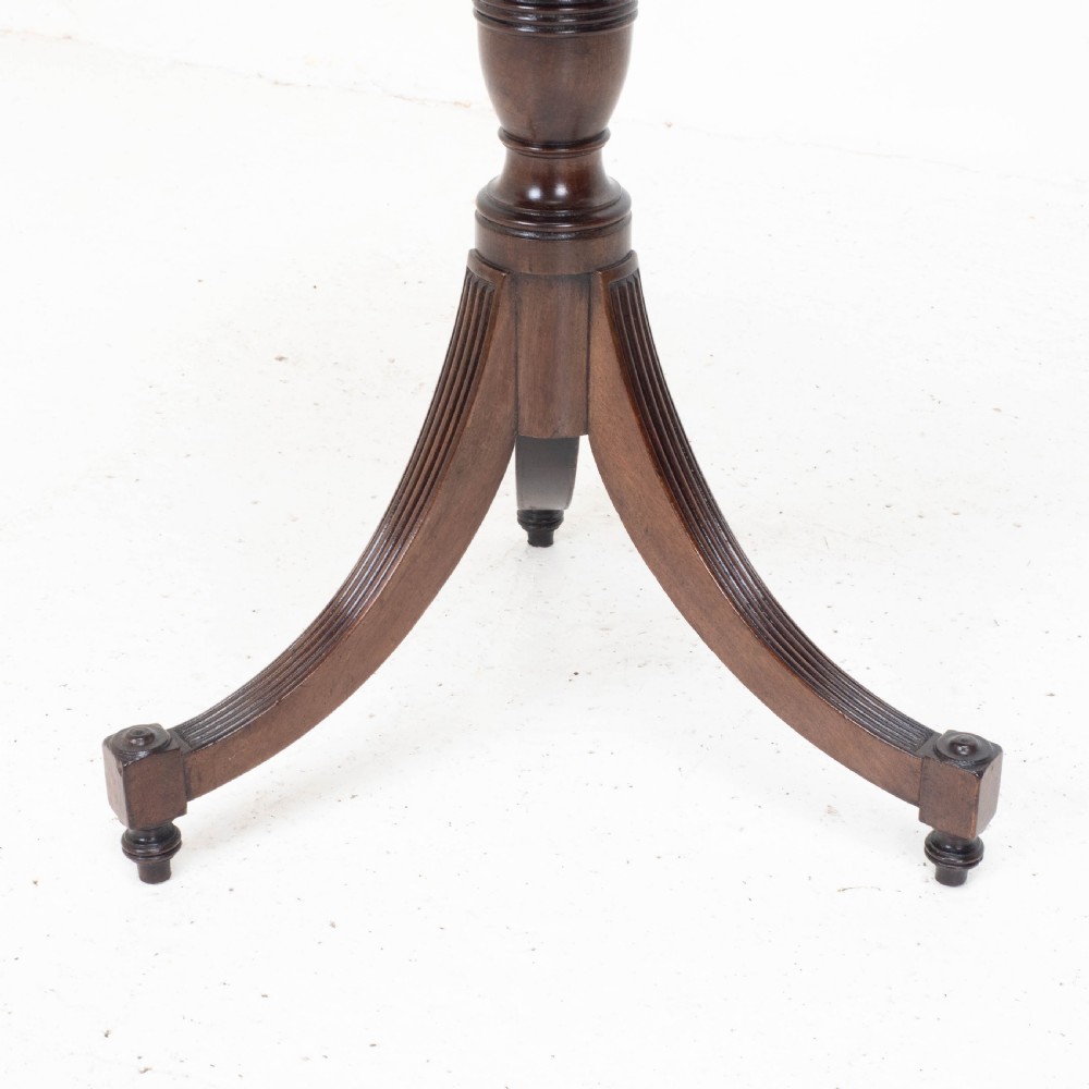Regency Mahogany Tilt-top Tripod Wine Table C1810 (Georgian Tilt-top Side) View X