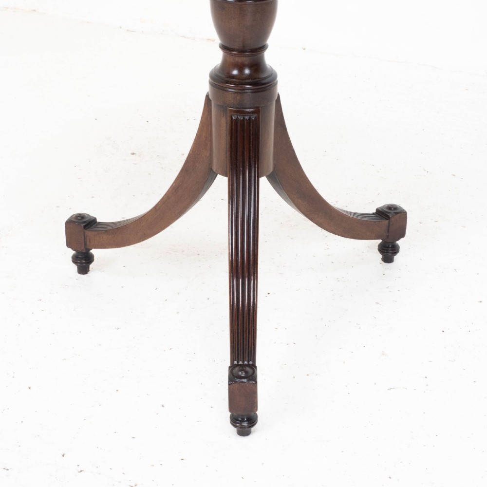 Regency Mahogany Tilt-top Tripod Wine Table C1810 (Georgian Tilt-top Side) View XI