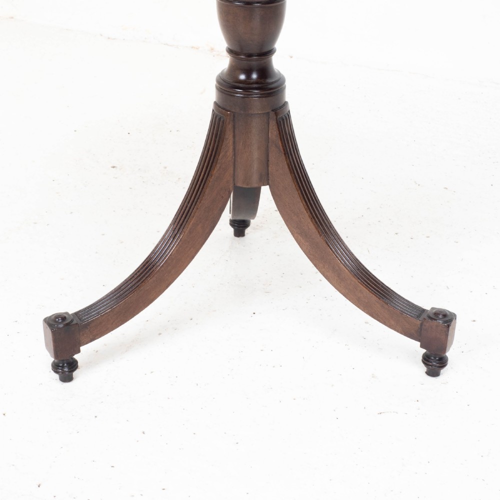 Regency Mahogany Tilt-top Tripod Wine Table C1810 (Georgian Tilt-top Side) View XII