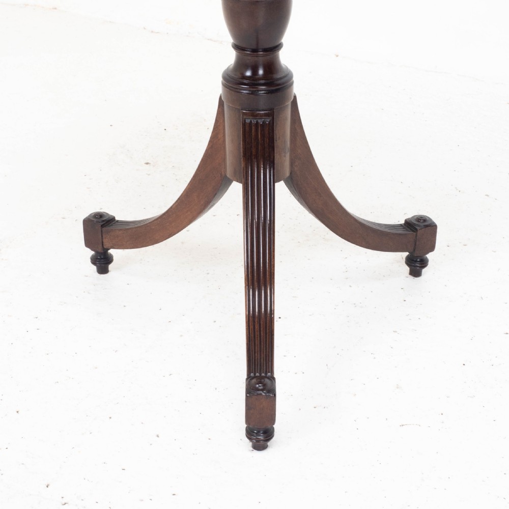 Regency Mahogany Tilt-top Tripod Wine Table C1810 (Georgian Tilt-top Side) View XIII