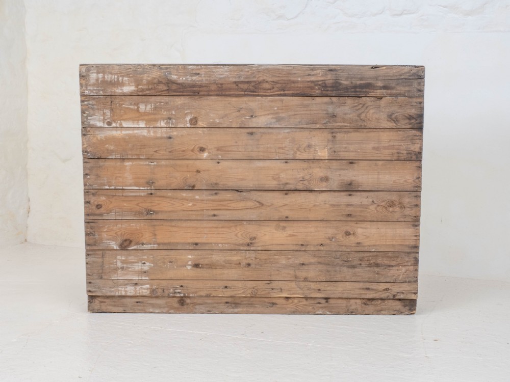 Vintage Early C20th Pine Industrial / Workshop Pigeon Holes Storage View XII