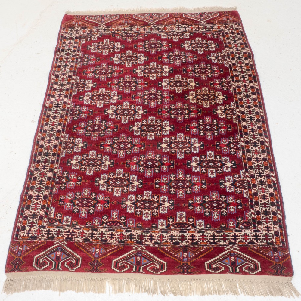Turkmen Yomut Rug with Kepse Guls 6'10'x4'1