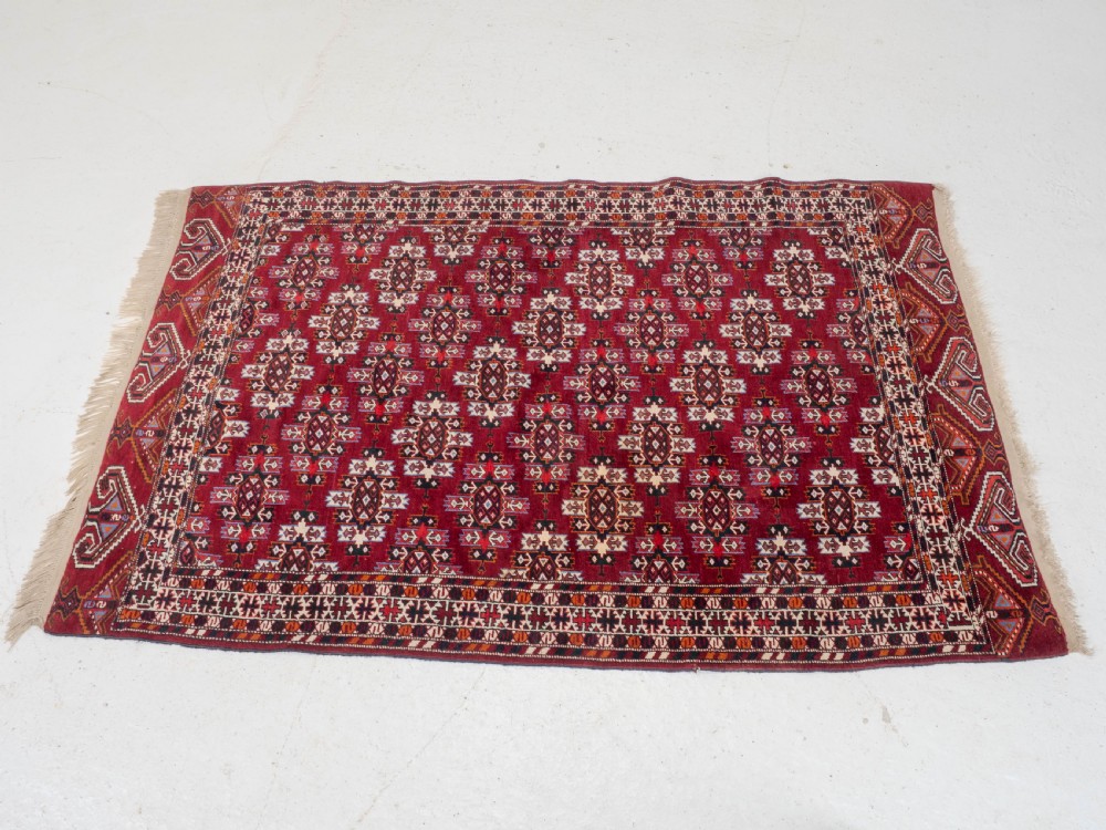 Turkmen Yomut Rug with Kepse Guls 6'10'x4'1