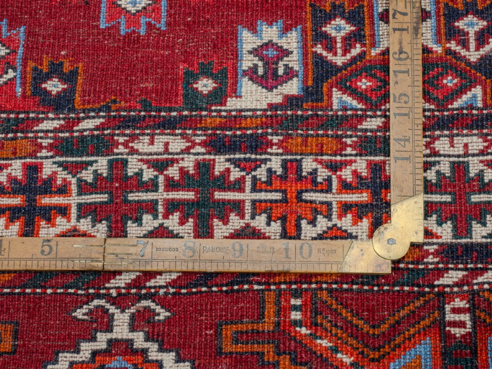 Turkmen Yomut Rug with Kepse Guls 6'10'x4'1