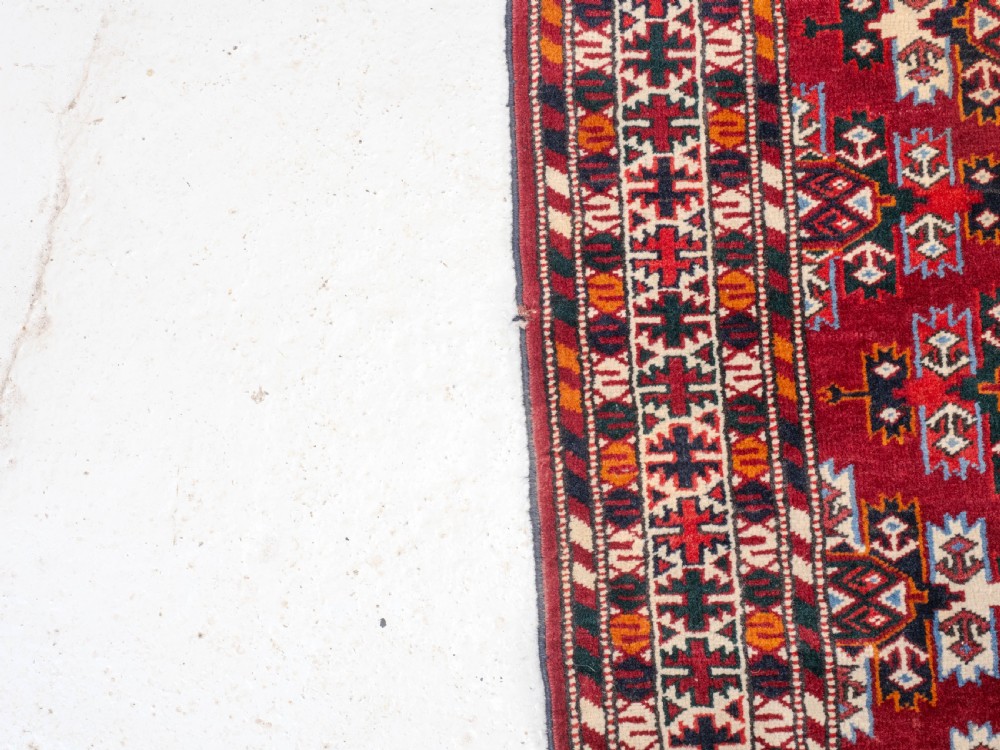 Turkmen Yomut Rug with Kepse Guls 6'10'x4'1