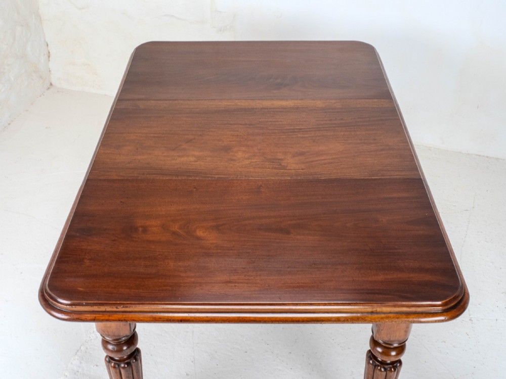 Victorian Small Mahogany Wind-out Extending Dining Table C1870 (Joseph Fitter) View V
