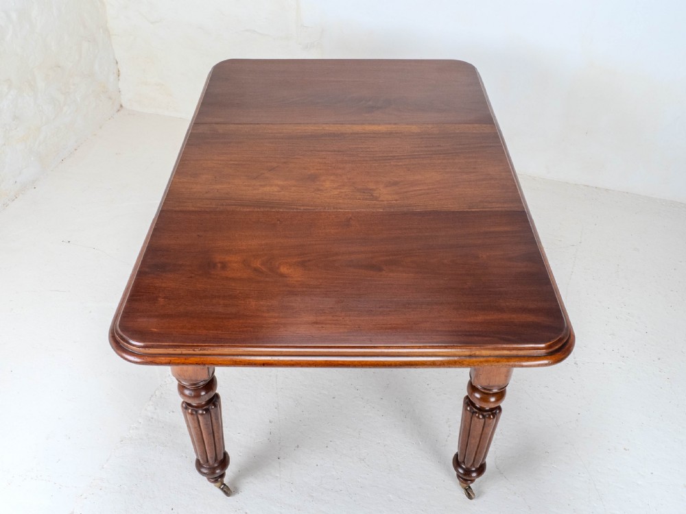 Victorian Small Mahogany Wind-out Extending Dining Table C1870 (Joseph Fitter) View VI