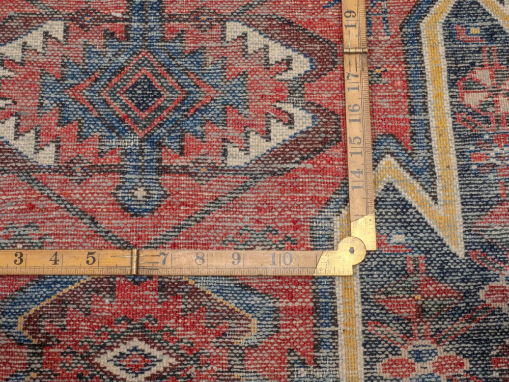 Mazlaghan Persian Rug Late C19th 6'5