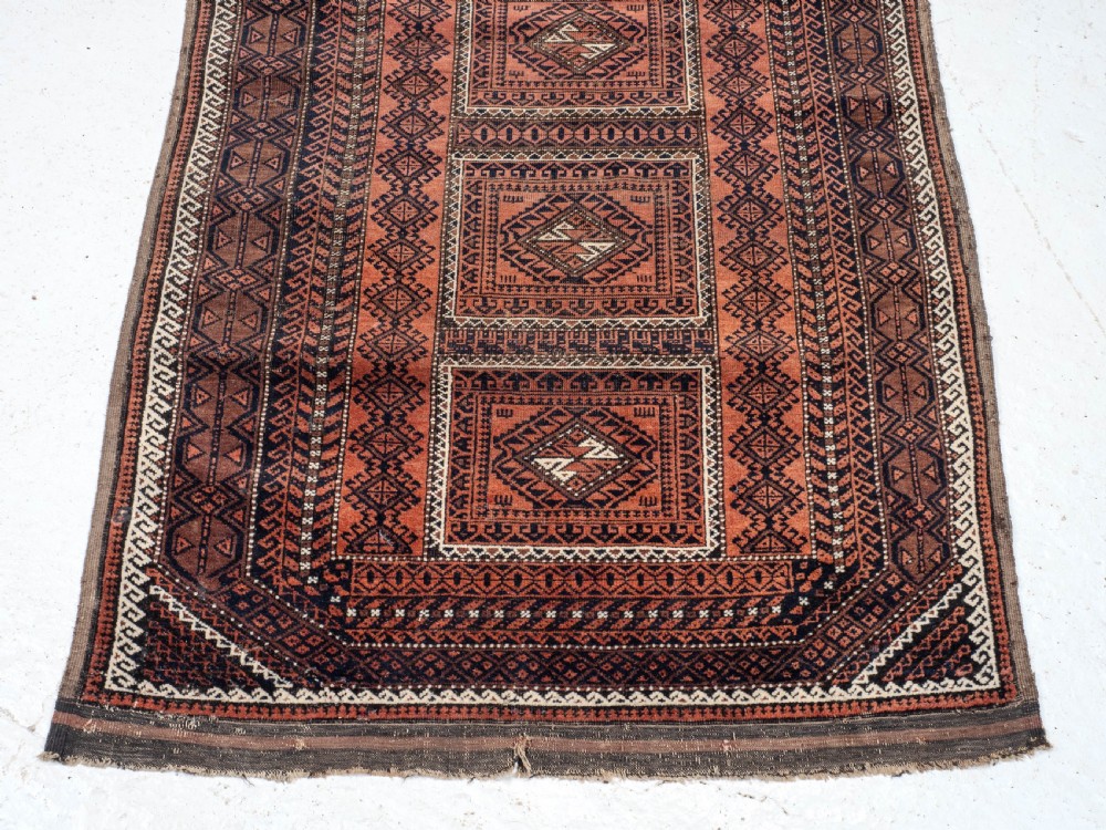 Baluch Afghan Rug - 6' x 3' (184x91cm Persian Baluchi Baluch) View IV