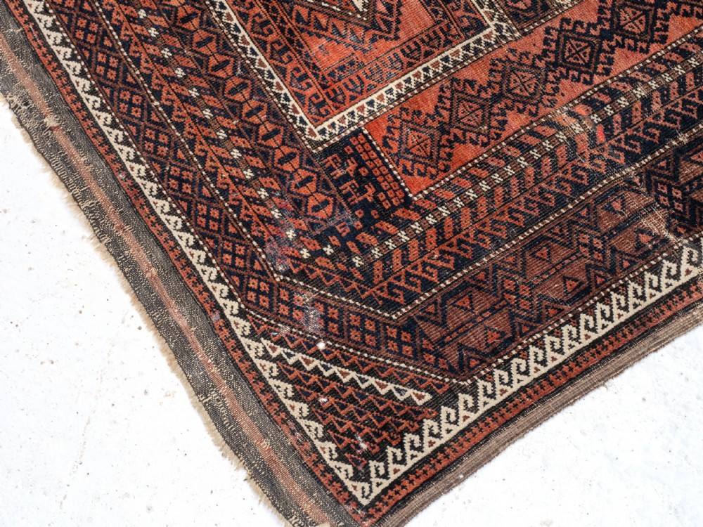 Baluch Afghan Rug - 6' x 3' (184x91cm Persian Baluchi Baluch) View X