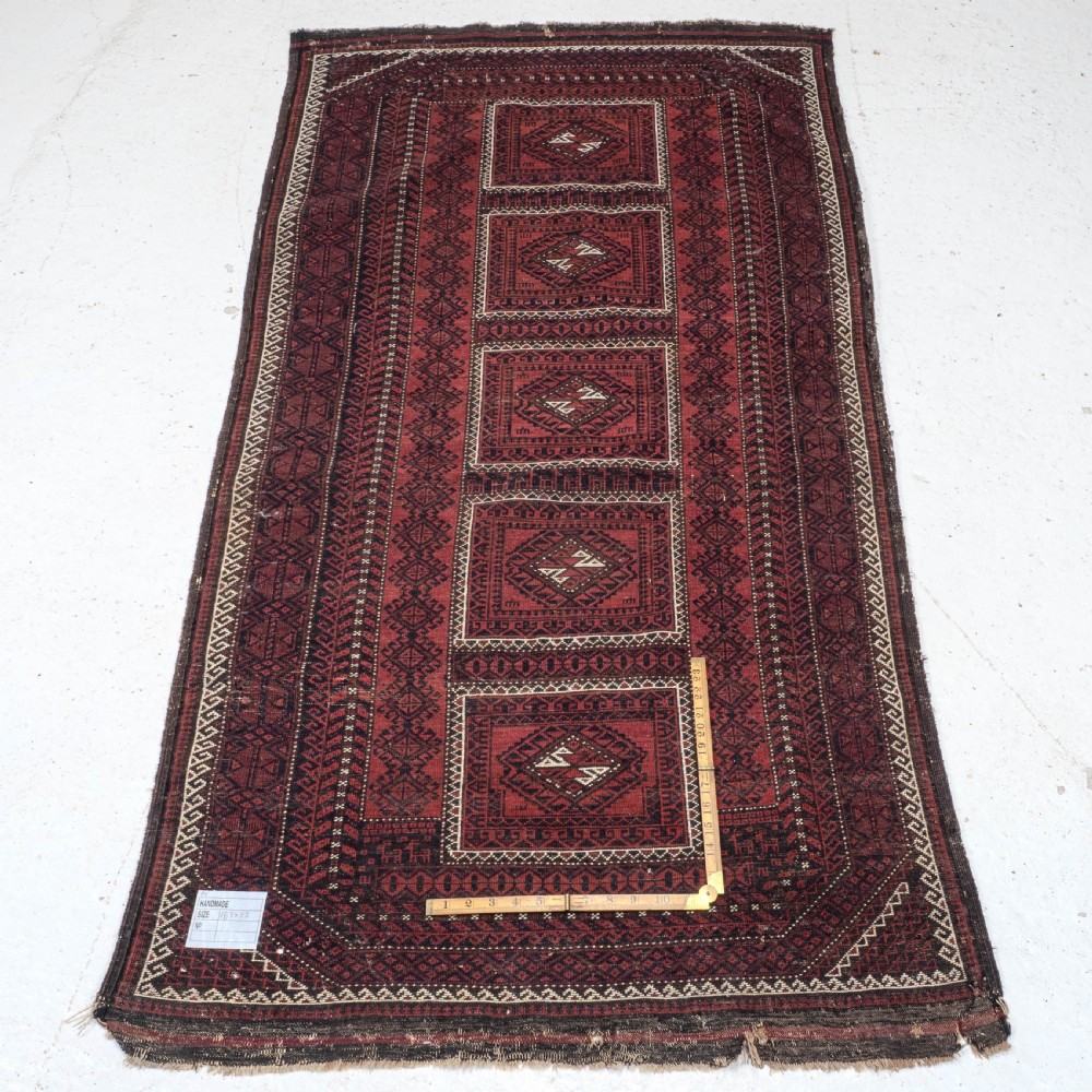 Baluch Afghan Rug - 6' x 3' (184x91cm Persian Baluchi Baluch) View XII