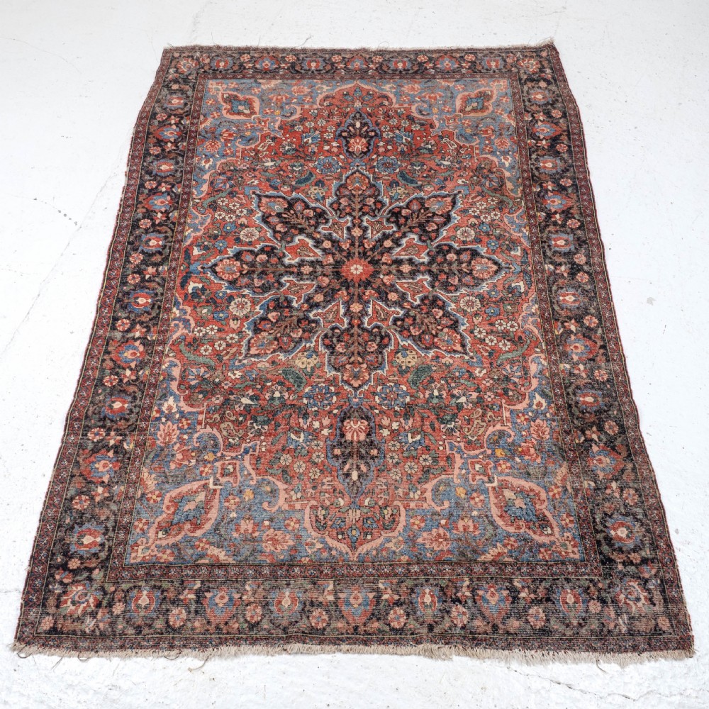 Persian Tabriz Rug C1930 7'x4'9
