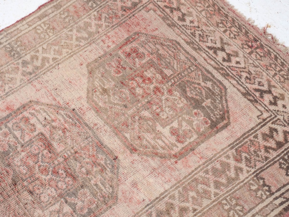 Afghan Tekke Aqcha Small Rug C1914 3'11'x2'11