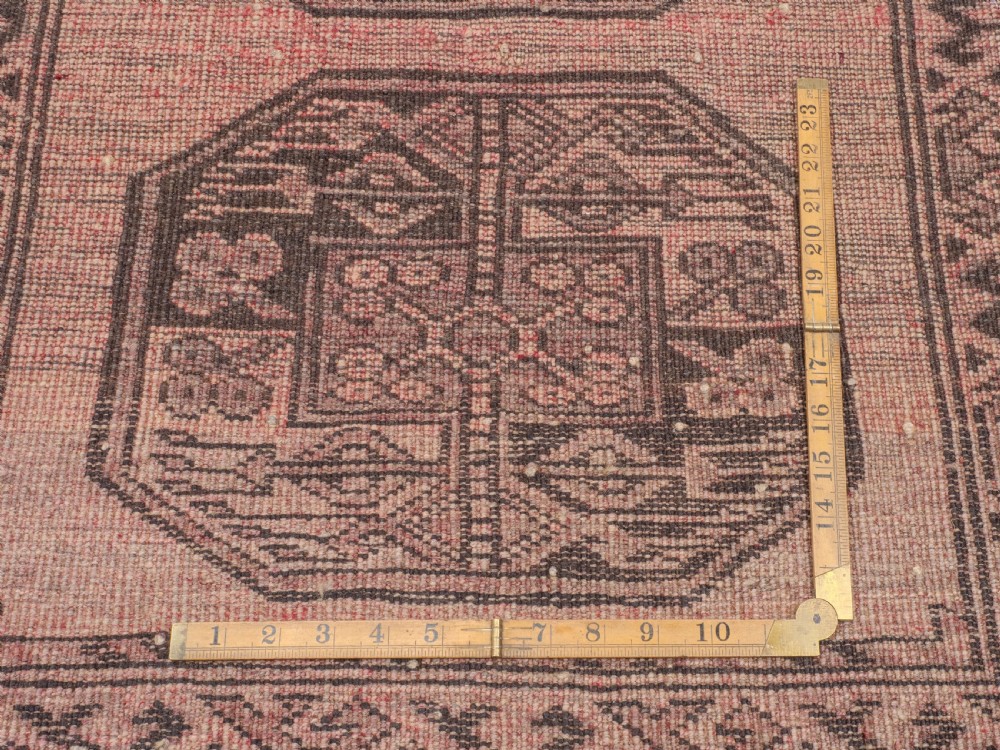 Afghan Tekke Aqcha Small Rug C1914 3'11'x2'11