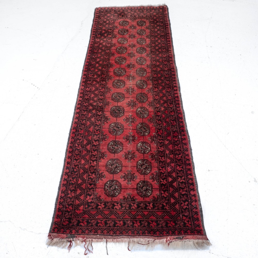 Turkmen Ersari Afghan Runner C1930 8'8