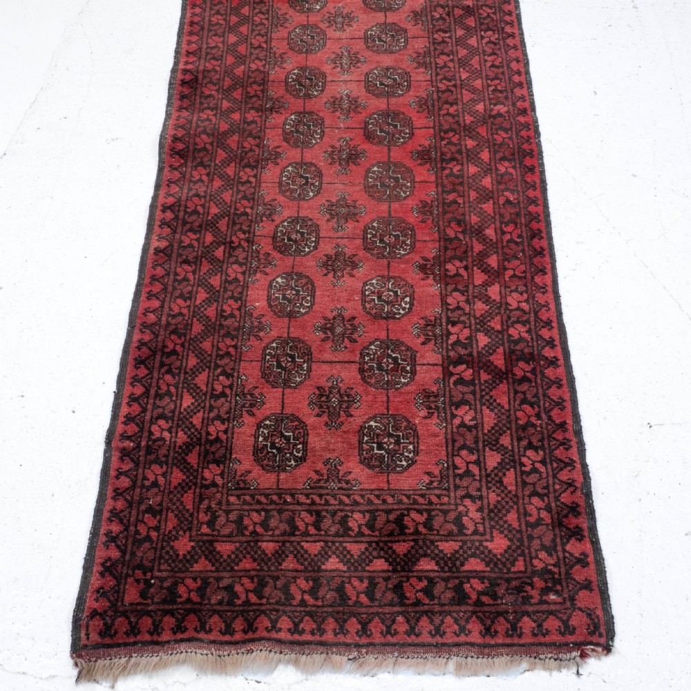 Turkmen Ersari Afghan Runner C1930 8'8