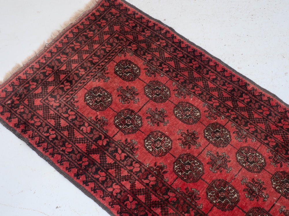 Turkmen Ersari Afghan Runner C1930 8'8