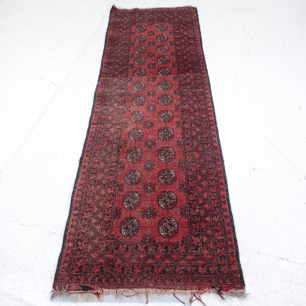 Turkmen Ersari Afghan Runner C1930 8'8
