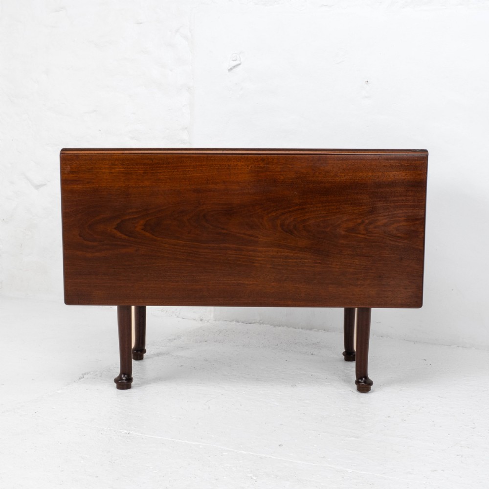 George I Pad Foot Mahogany Drop Leaf Dining Table C1720 (Georgian) View V