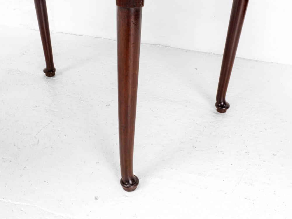 George I Pad Foot Mahogany Drop Leaf Dining Table C1720 (Georgian) View XII