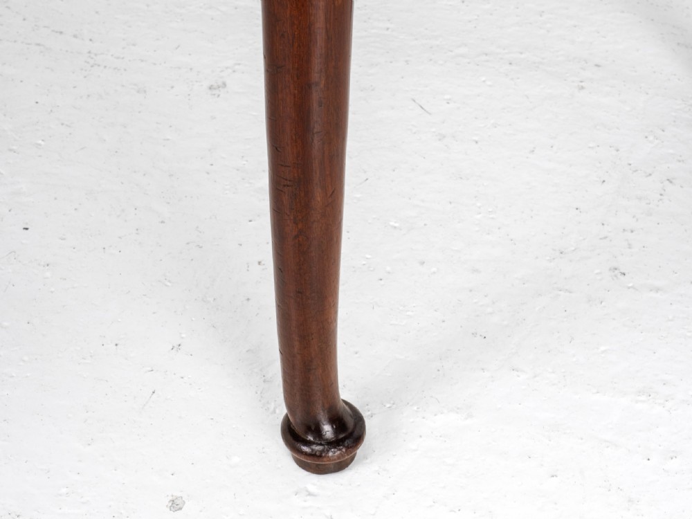 George I Pad Foot Mahogany Drop Leaf Dining Table C1720 (Georgian) View XIII