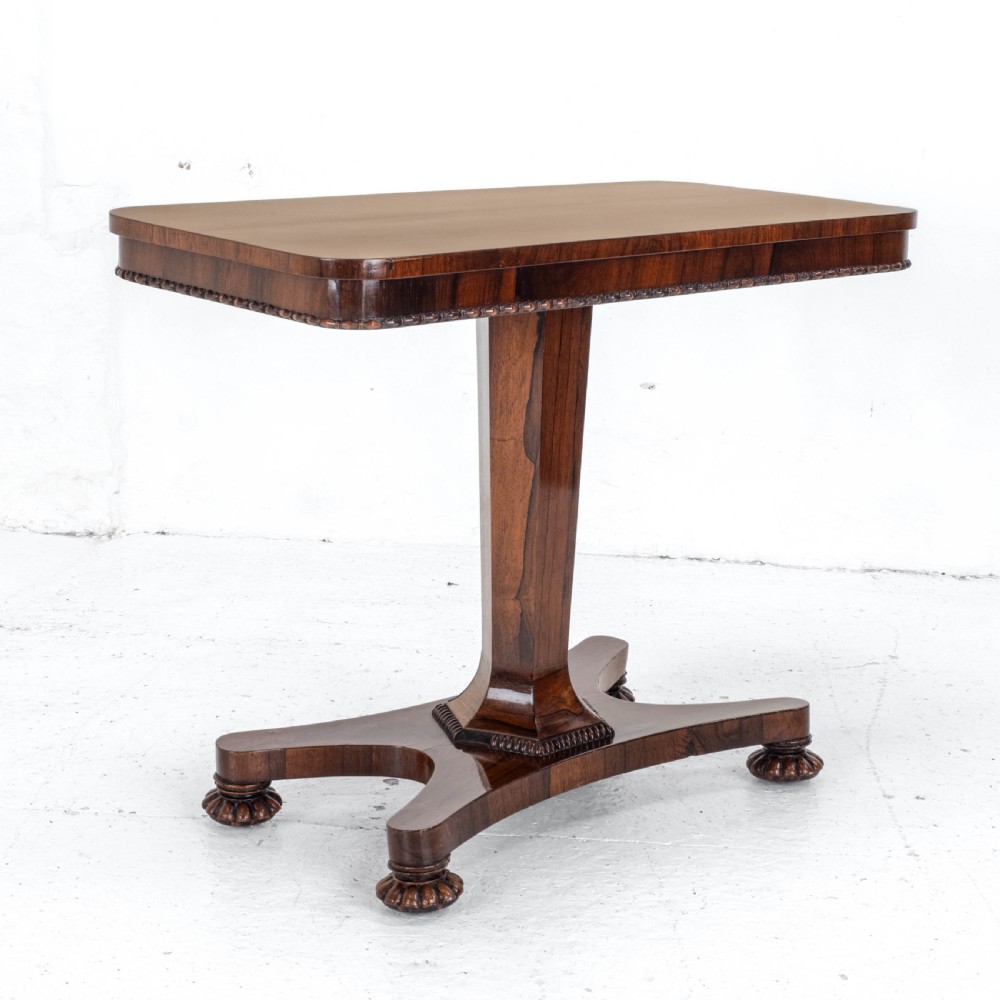 William IV Rosewood Pedestal Side / Console Table C1835 (Occasional Victorian) View XVI