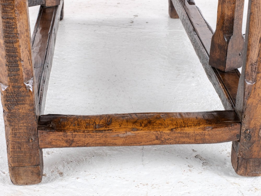 Late C17th /Early C18th Oak Gateleg Drop Leaf Country Dining Table (8 Seater) View XIII