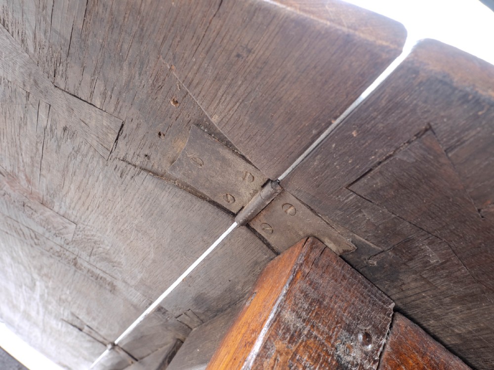 Late C17th /Early C18th Oak Gateleg Drop Leaf Country Dining Table (8 Seater) View XXVII