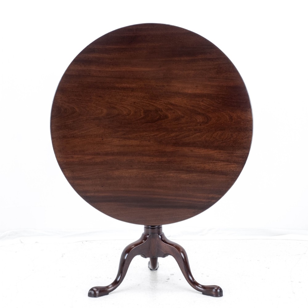 George III Large Mahogany Tripod Supper Table C1760 (Georgian) View II